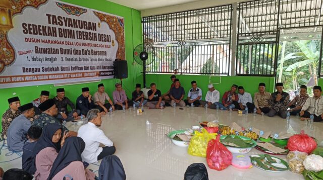 Sedekah Bumi Marangan Perkuat Kesalehan Sosial dan Spiritual